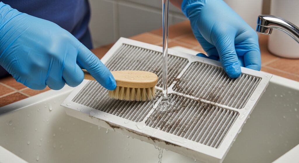 AC Filter Cleaning
